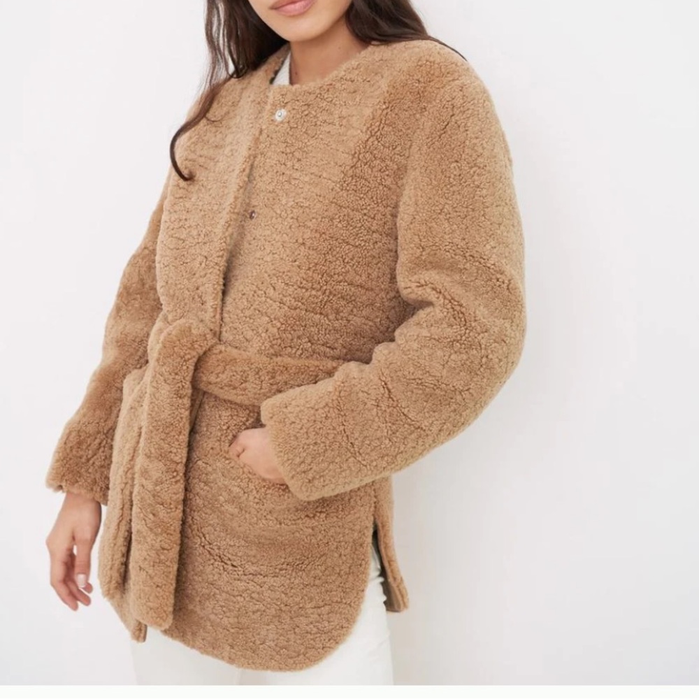 NWOT JENNI KAYNE Shearling Yves Jacket